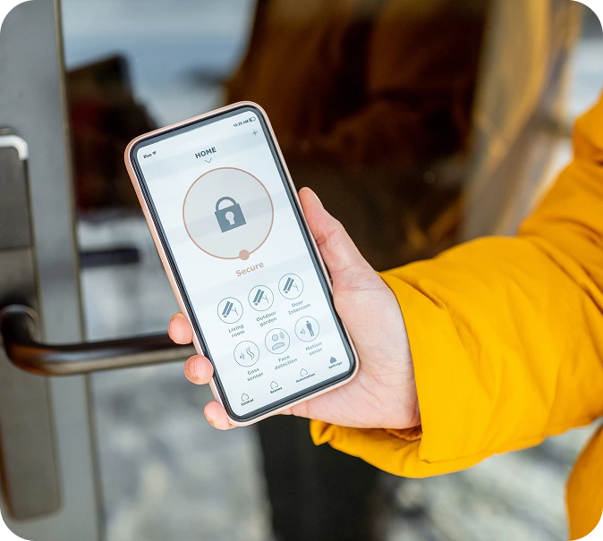 Opening a door with a mobile access credential in Maple Ridge