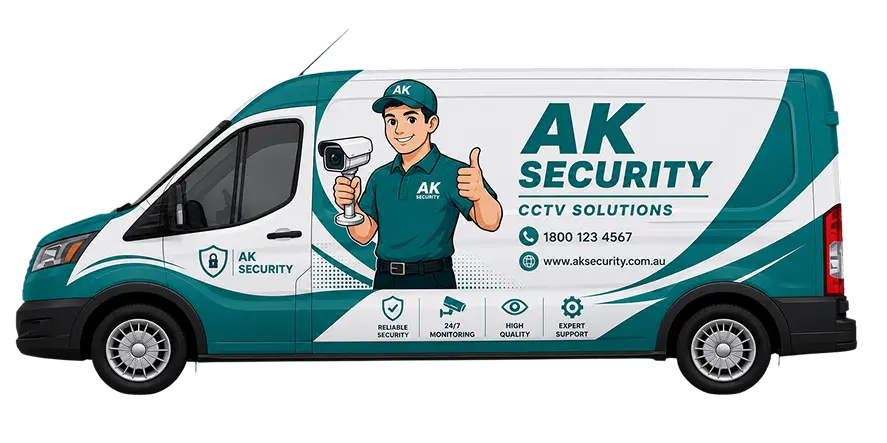 AK Security service van